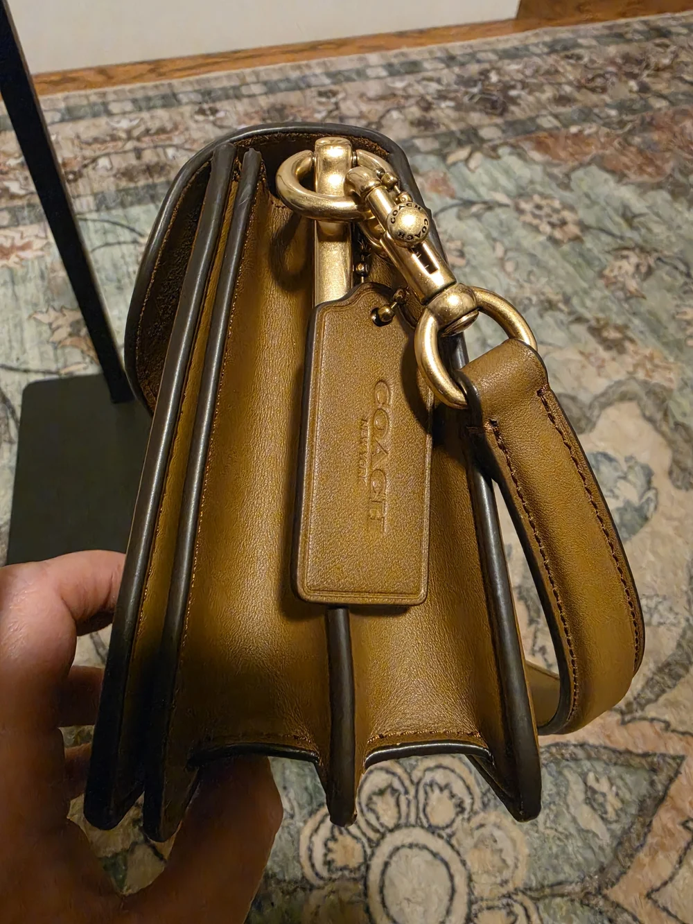 Coach Tabby 26 Glovetanned Leather Burnished Honey